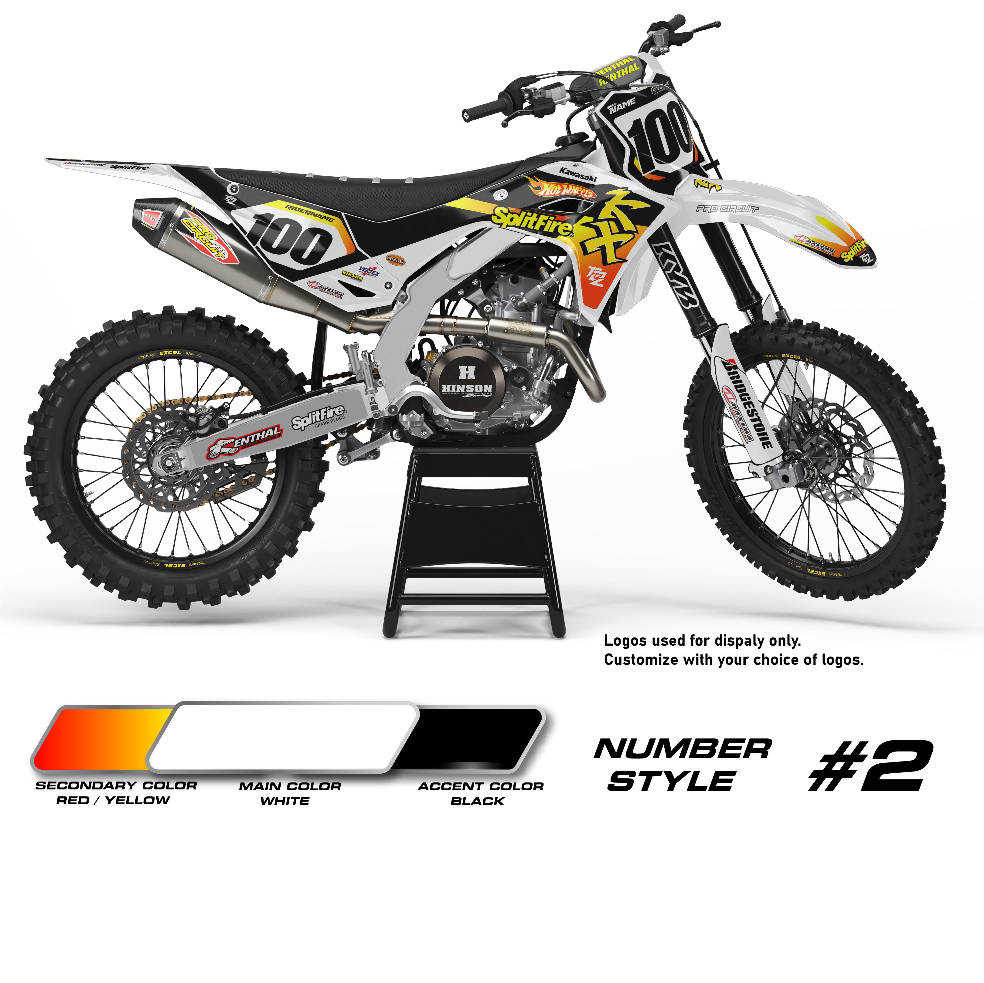 Kawasaki Flashfire White