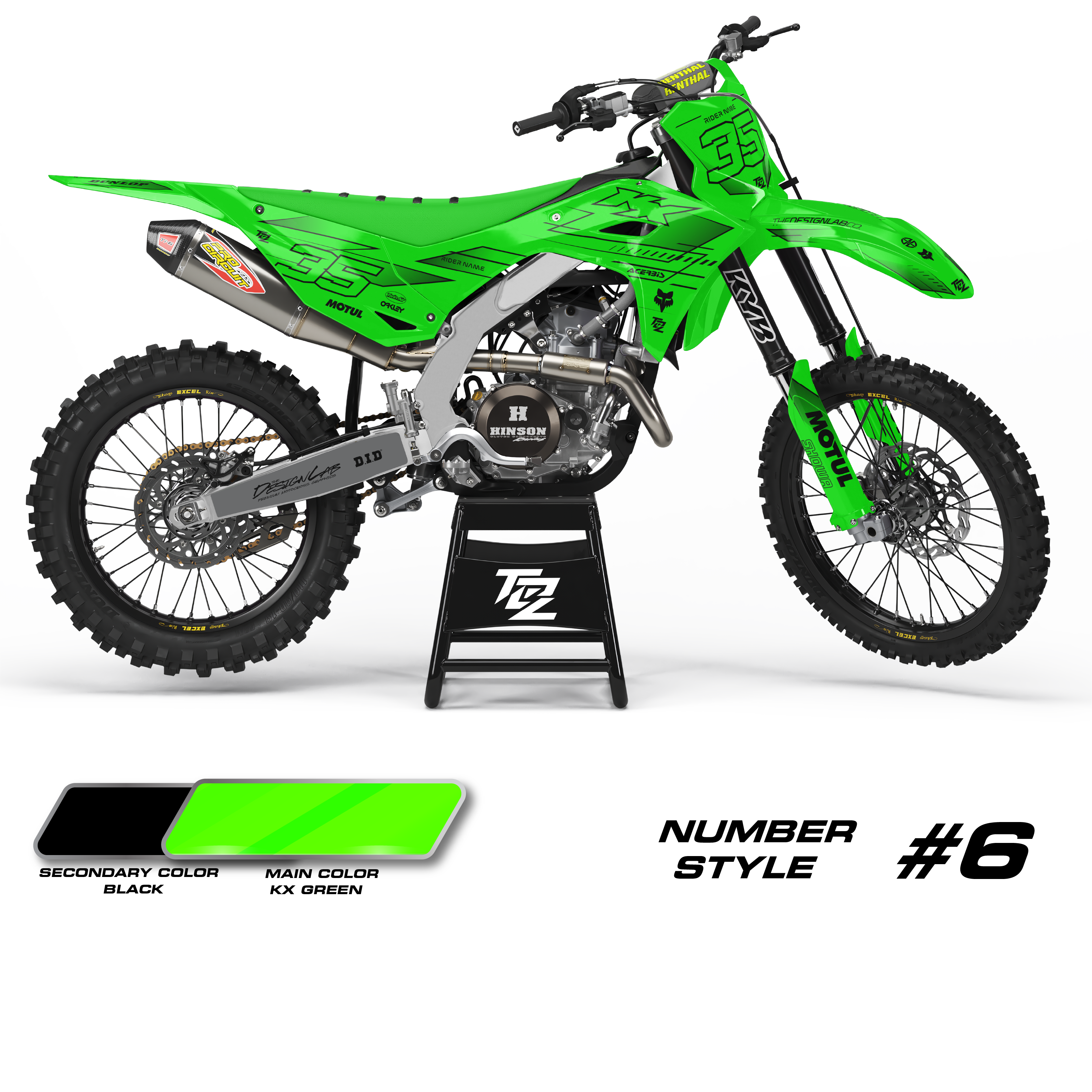 Kawasaki Protocol Ghostline Green
