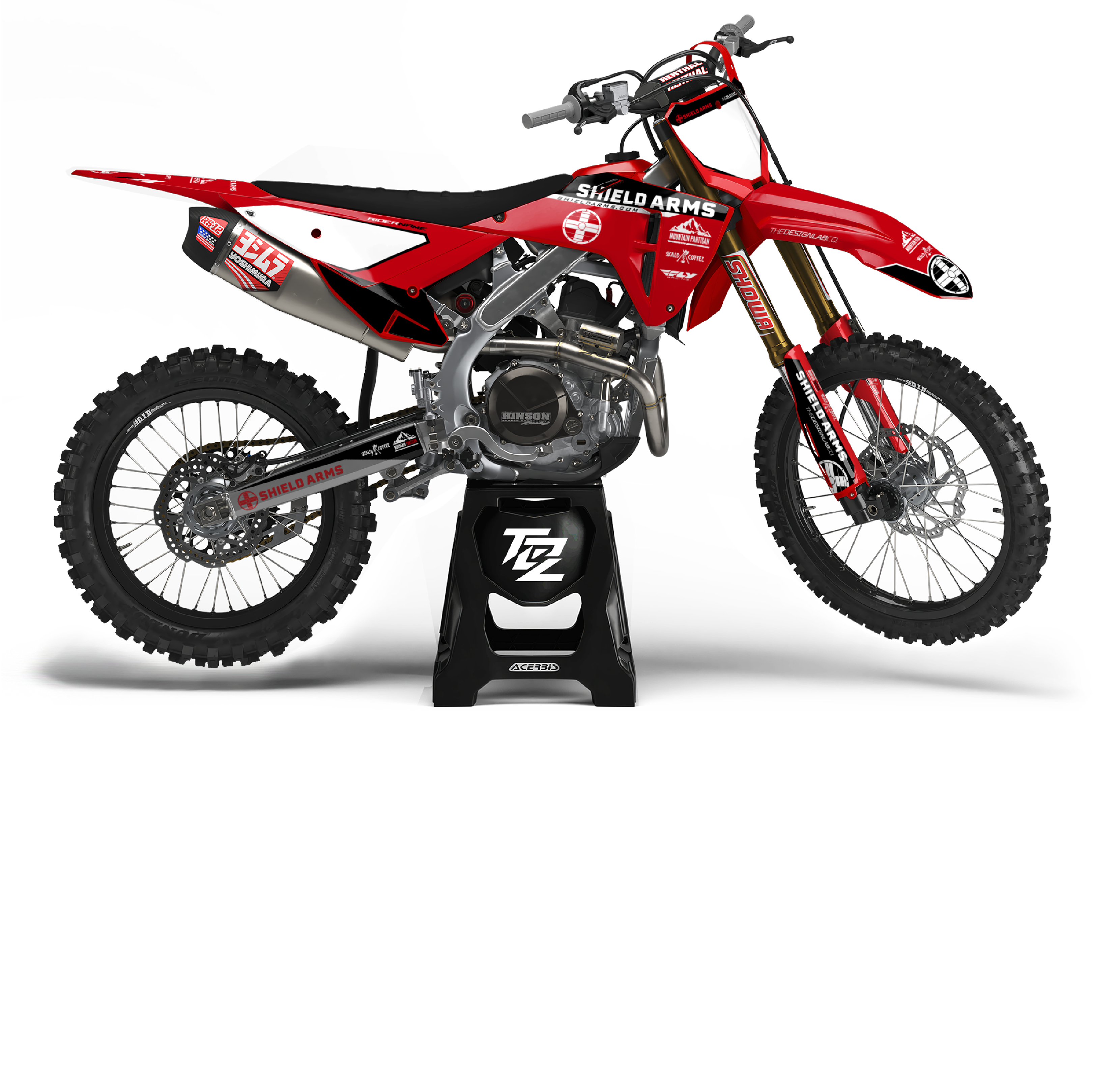 Honda Shield Arms Red