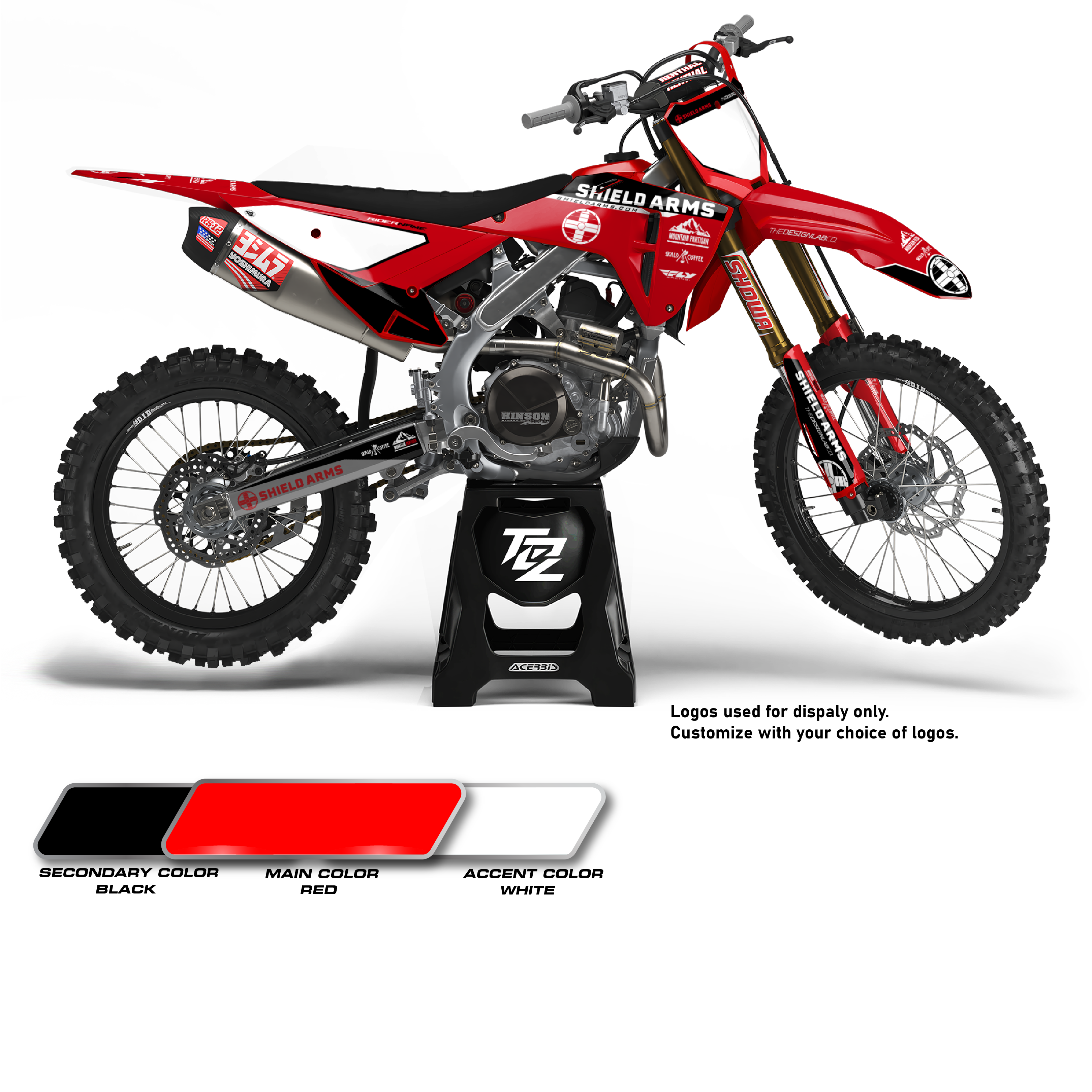 Honda Shield Arms Red