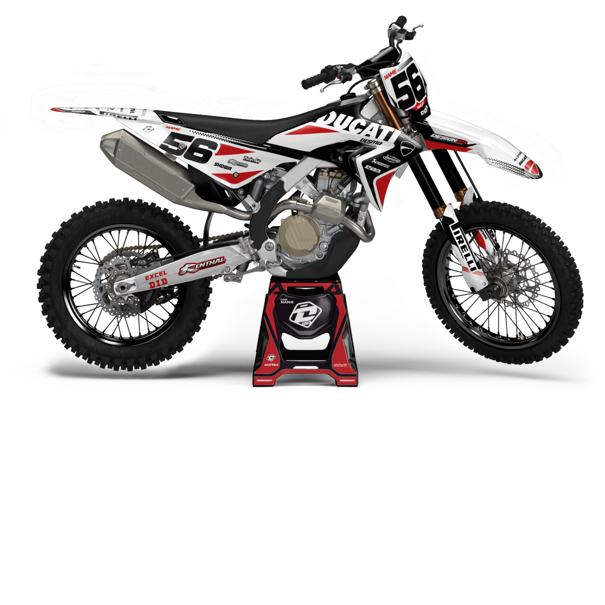 Ducati Raceline White