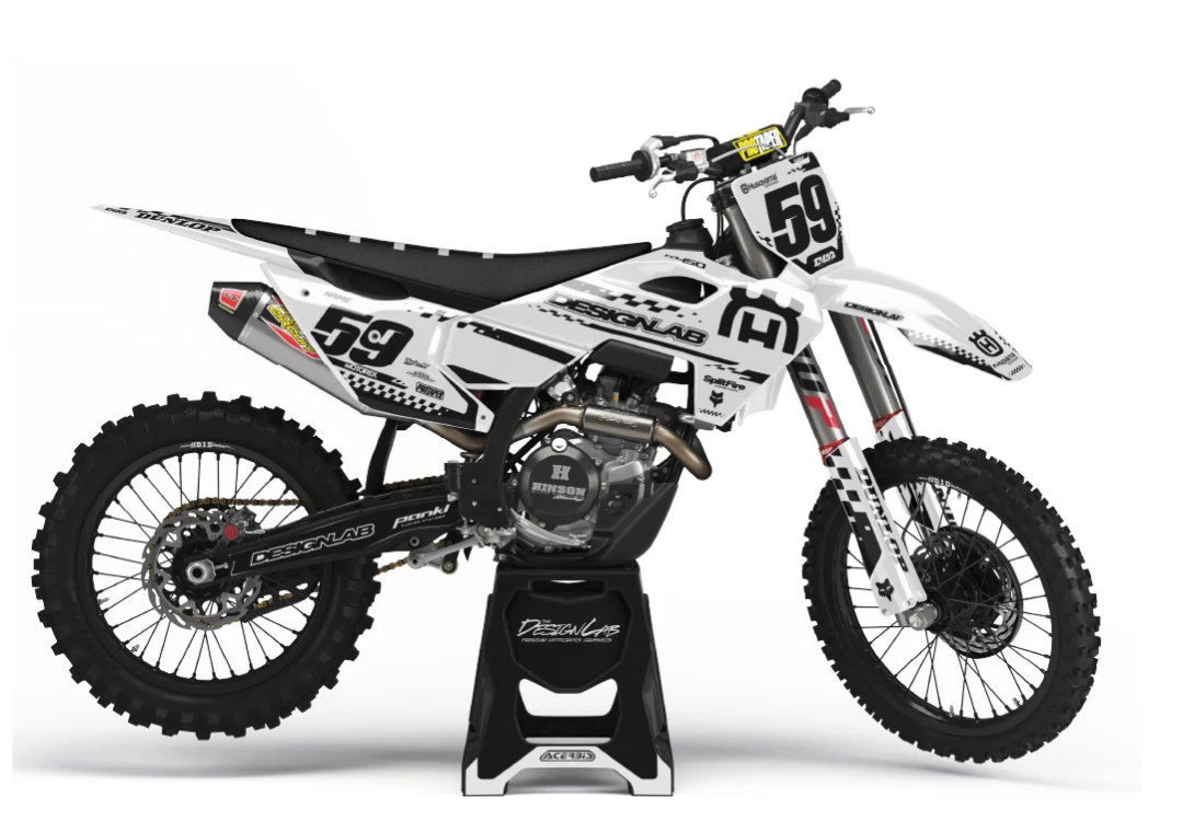 Husqvarna Finish Line White
