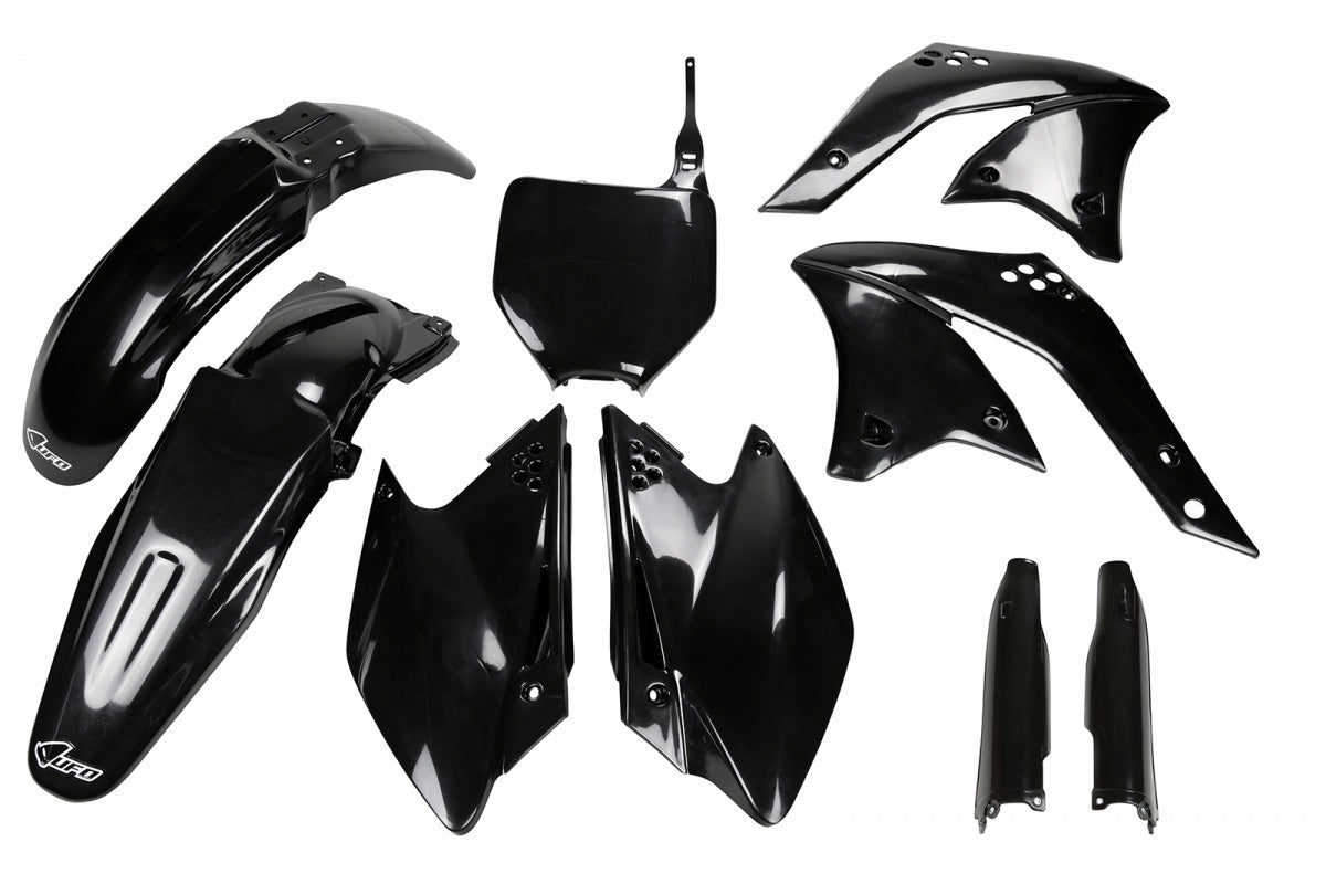 UFO Full Plastic Kit black for Kawasaki KXF 250 (2006-2008)