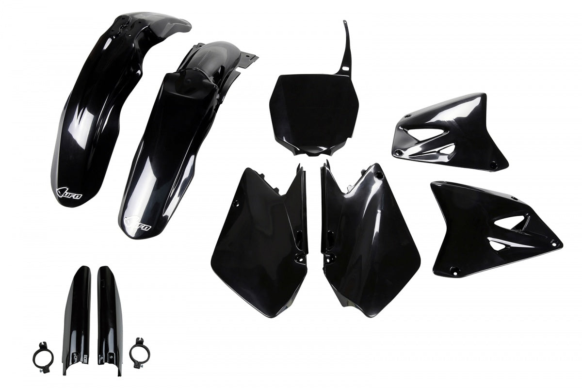 Full Plastic Kit black for Suzuki RM 125 (2001-08) - RM 250 (2001-08)