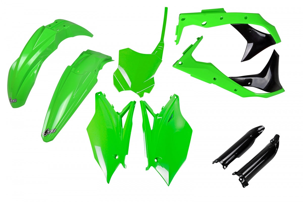 UFO Full Plastic Kit oem color for Kawasaki KXF 250 (2017-20)