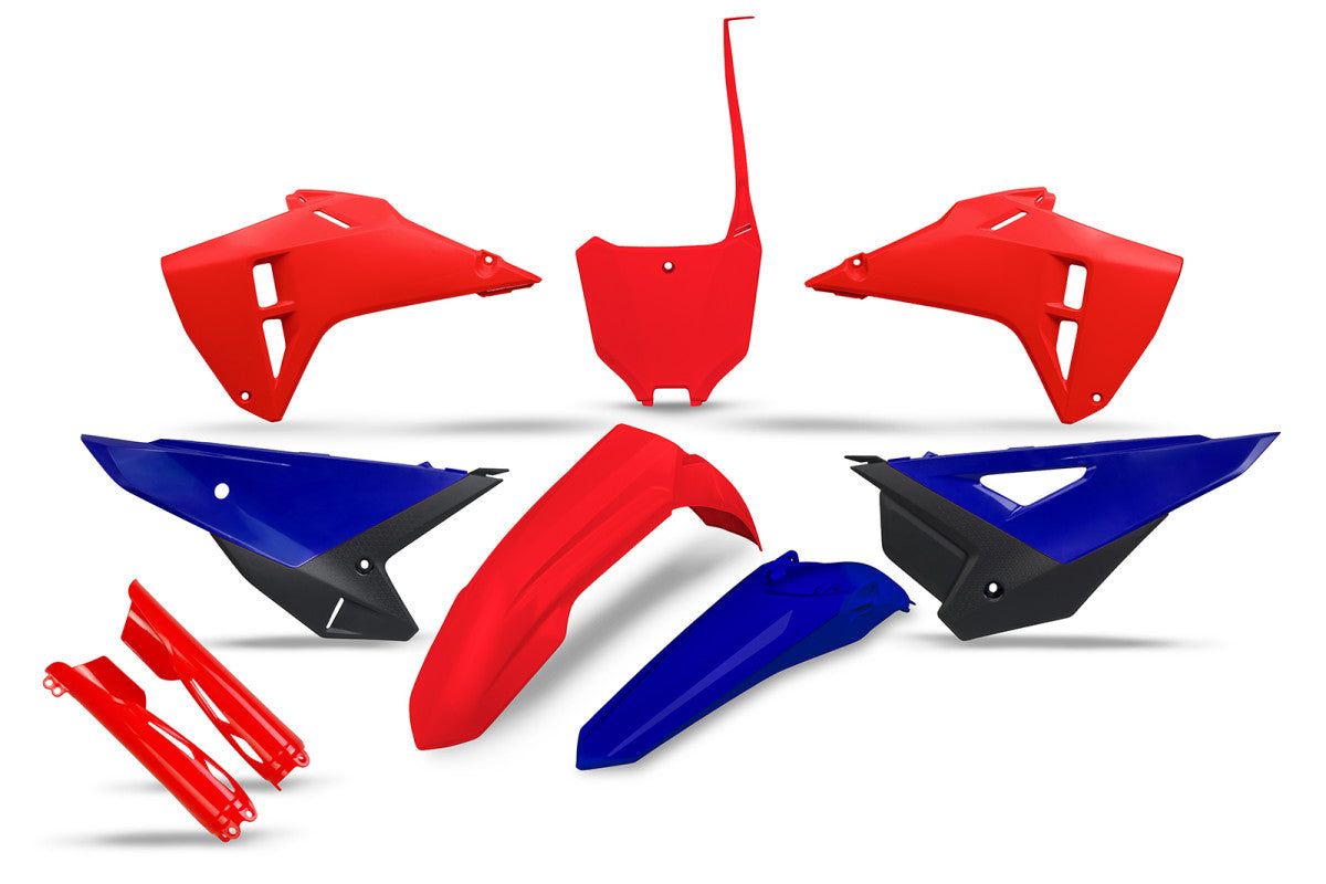 UFO Full Plastic Kit RED / BLUE for Honda CRF 250R (2025) - CRF 450R (2025)