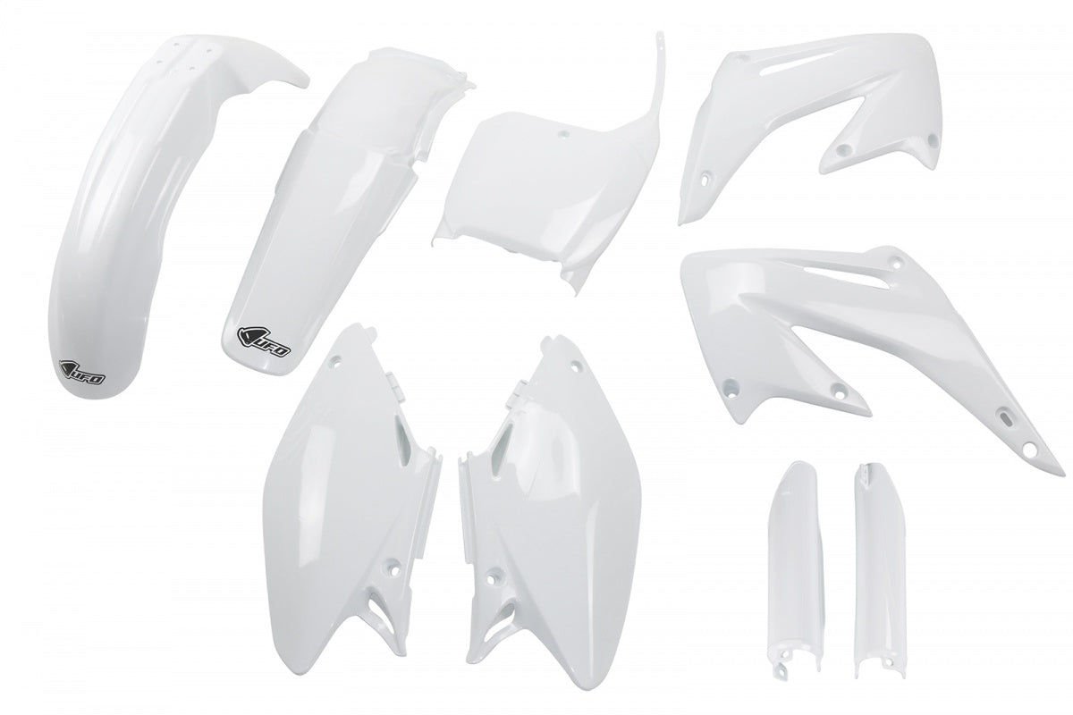 Full Plastic Kit white for Honda CR 125 (2002-03) - CR 250 (2002-03)