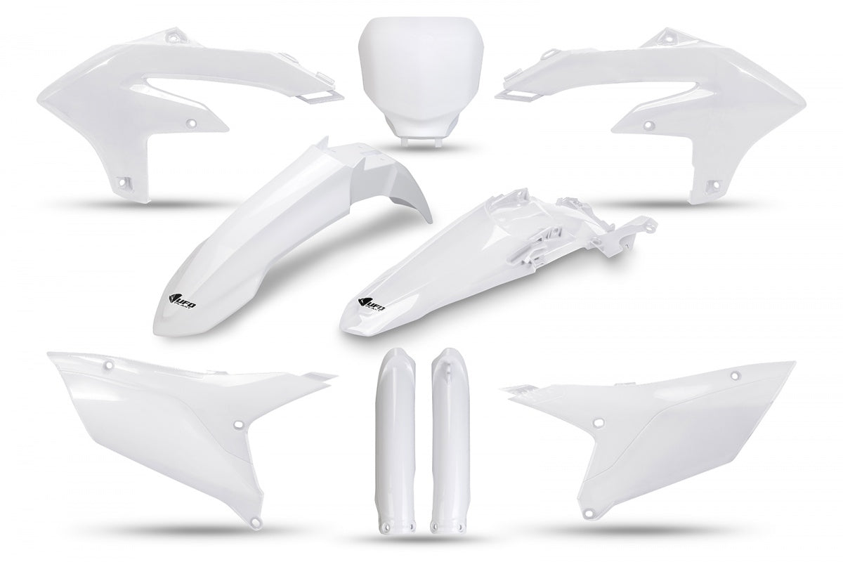 UFO Full Plastic Kit white for Yamaha YZF 250 (2024-25) - YZF 450 (2023-25)
