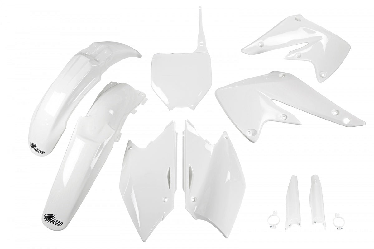 UFO Full Plastic Kit white for Kawasaki KXF 250 (2004-05)