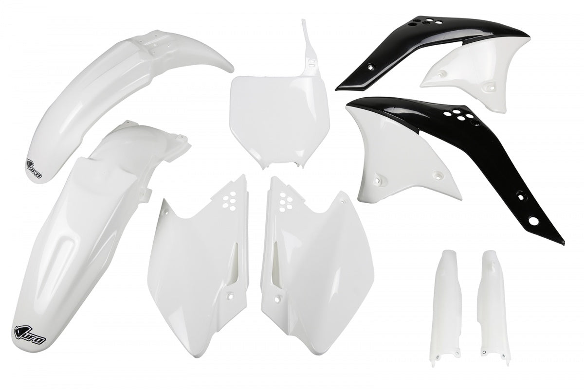 UFO Full Plastic Kit white for Kawasaki KXF 250 (2006-2008)