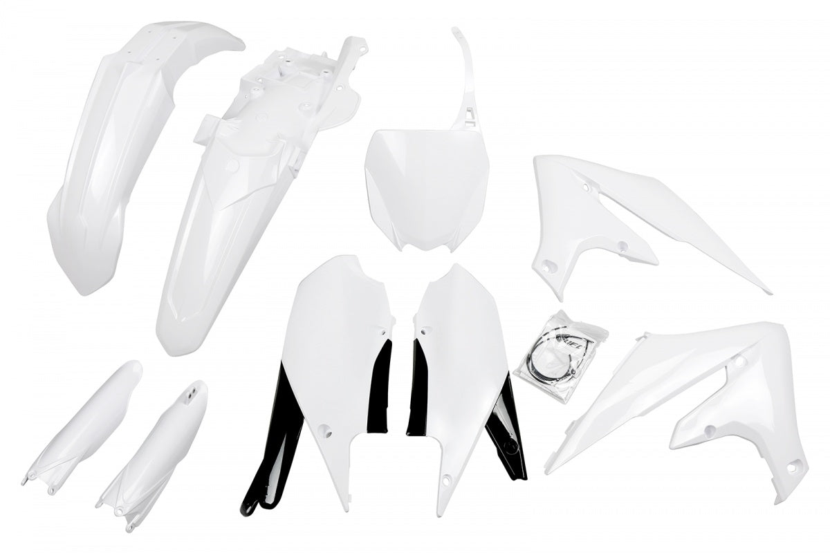 UFO Full Plastic Kit white for Yamaha YZF 250 (2019-23) - YZF 450 (2018-22)