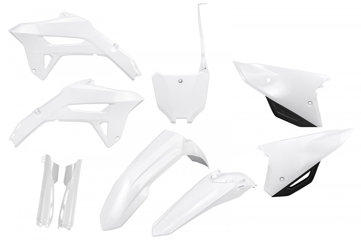 UFO Full Plastic Kit white for Honda CRF 250R (2022-24) - CRF 450R (2021-24)