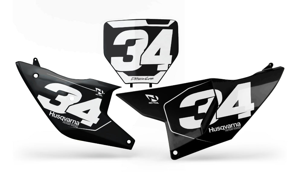 Husqvarna GP1 Series Number Plates