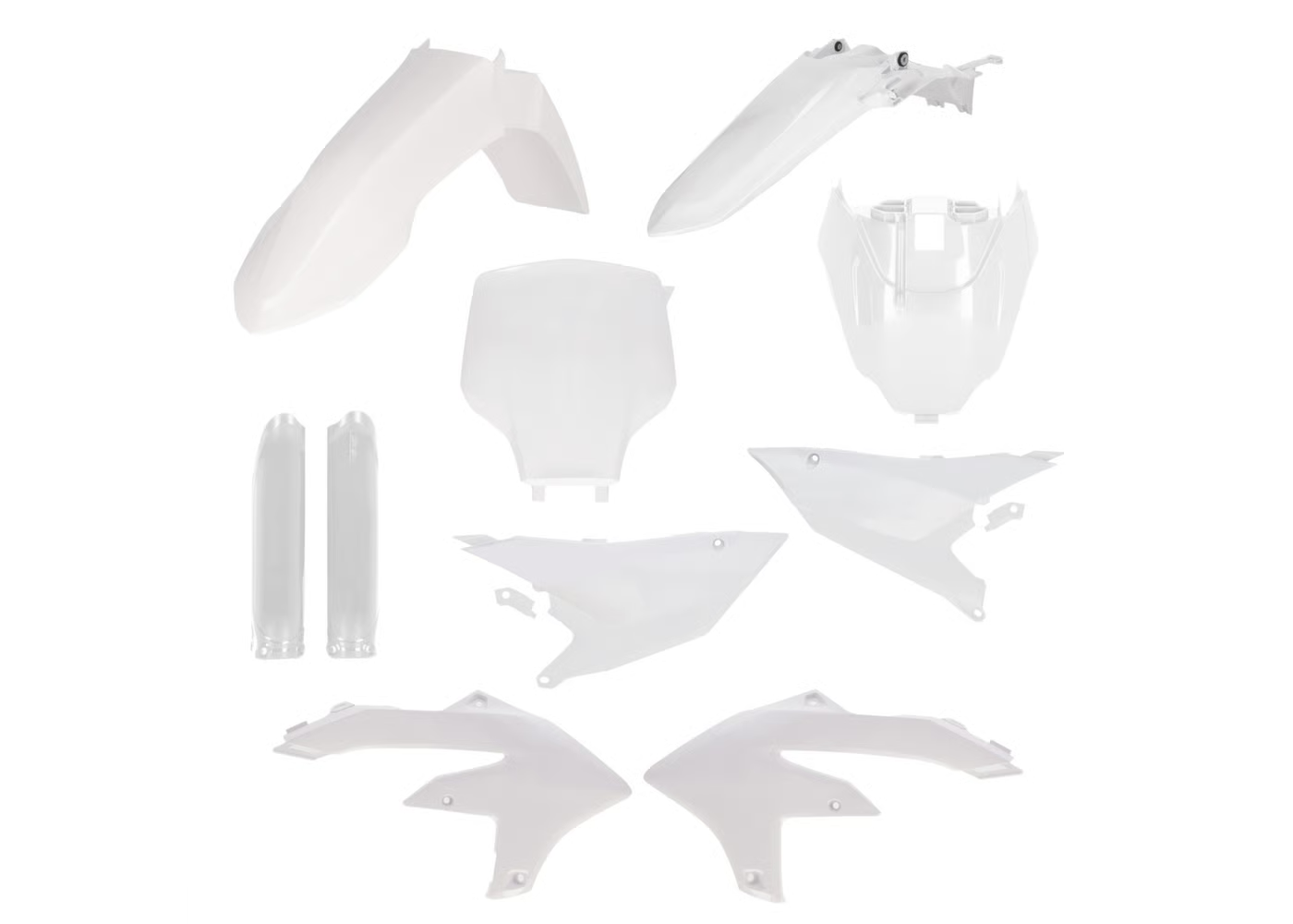 ACERBIS FULL PLASTIC KIT WHITE