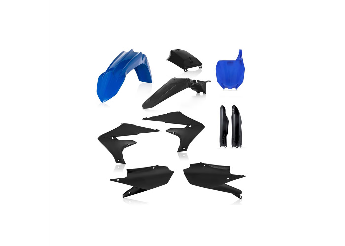 ACERBIS Full Plastic Kit BLUE / BLACK for Yamaha YZF 250 (2019-23) - YZF 450 (2018-22)