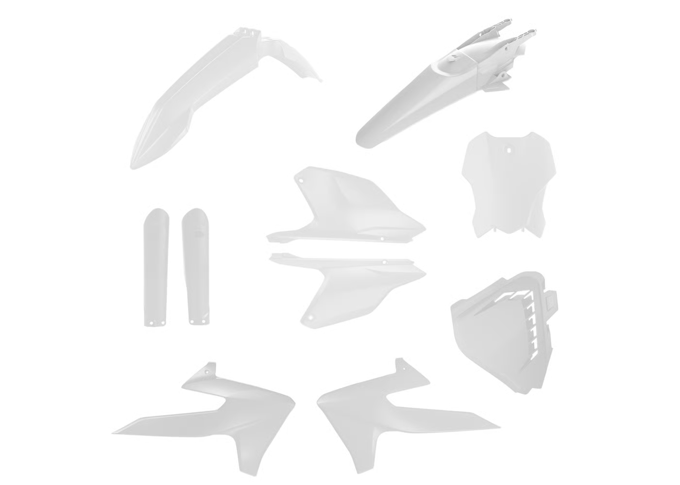 ACERBIS WHITE Full Plastic Kit Triumph (2024 - 2026 TF250-X) (2025 - 2026 TF450-RC)