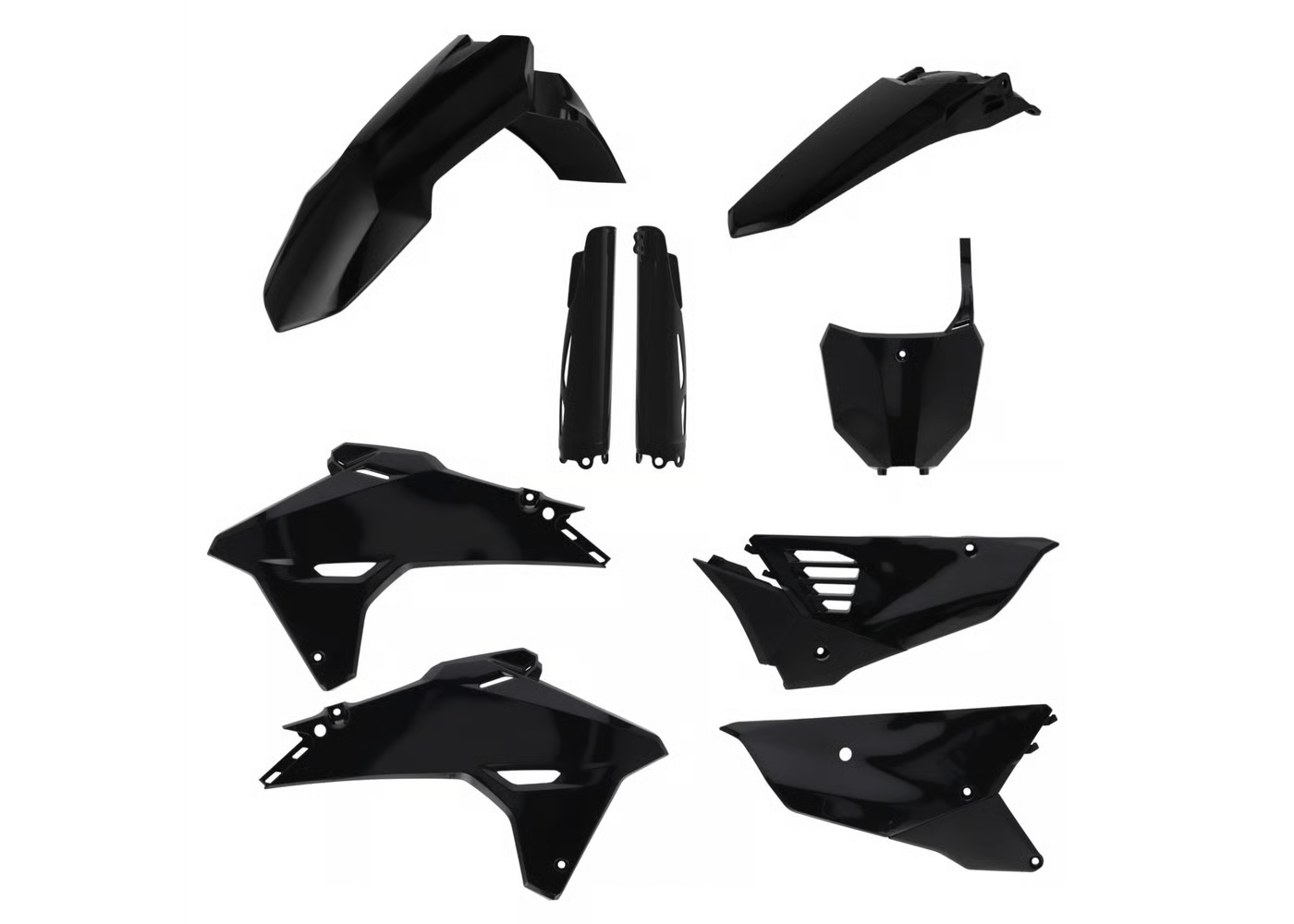 Acerbis FULL PLASTIC KIT BLACK