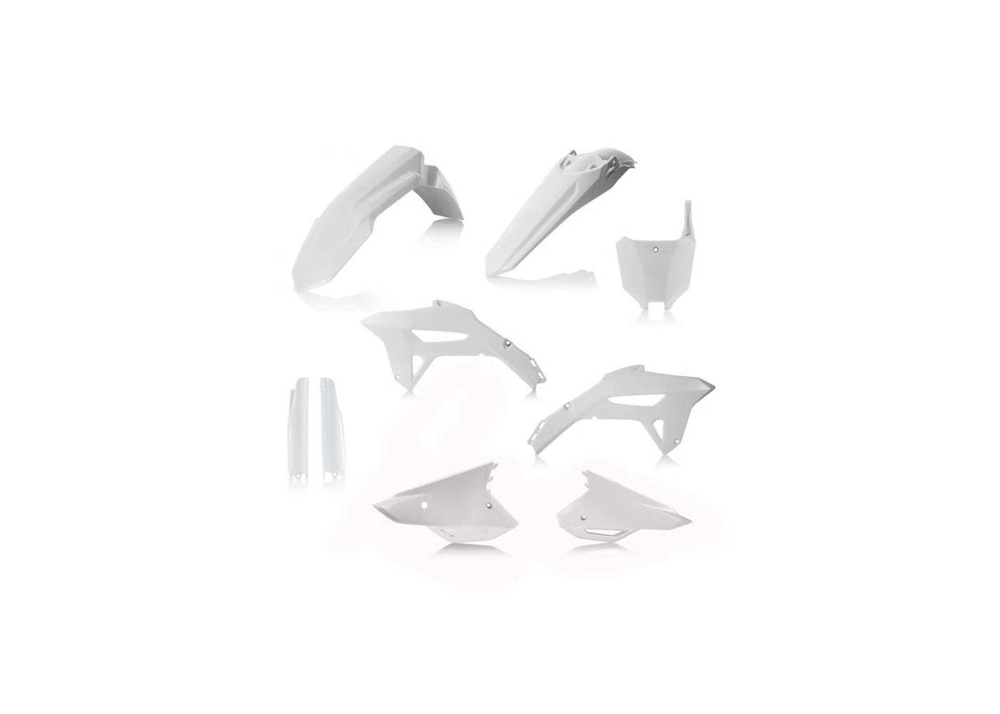 ACERBIS Full Plastic Kit WHITE for Honda CRF 250R (2022-24) - CRF 450R (2021-24)