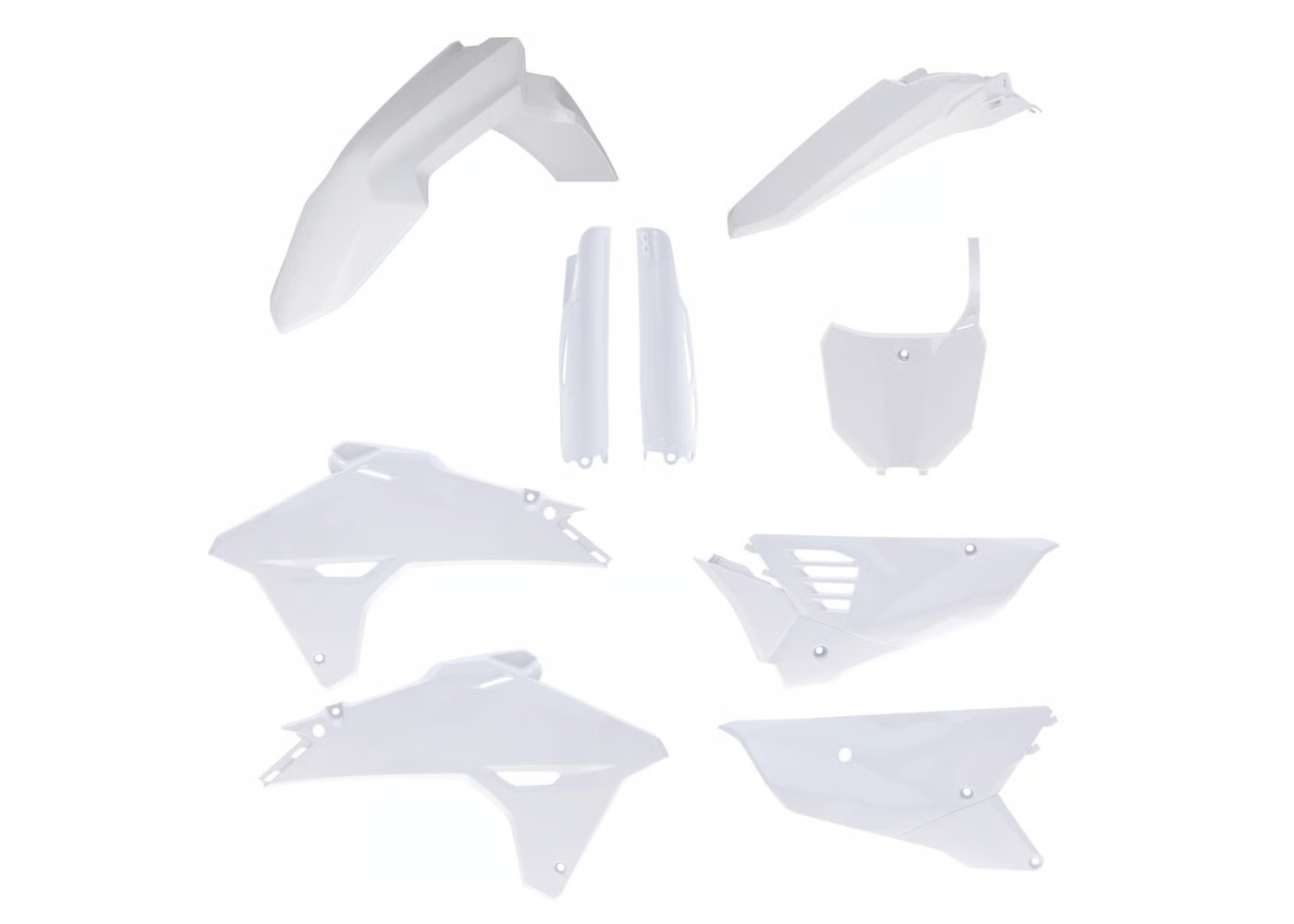 Acerbis FULL PLASTIC KIT WHITE