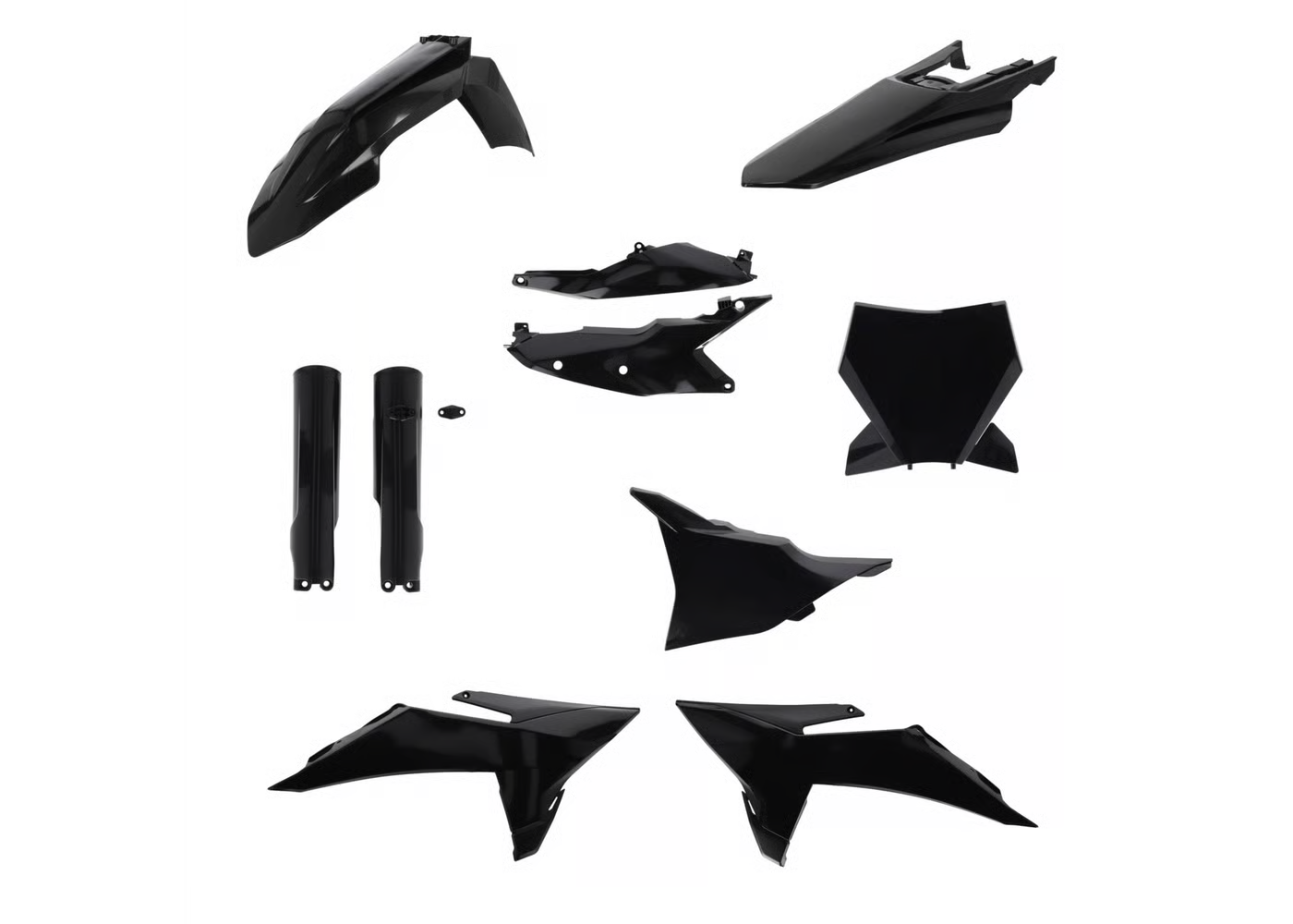 ACERBIS FULL PLASTIC KIT BLACK