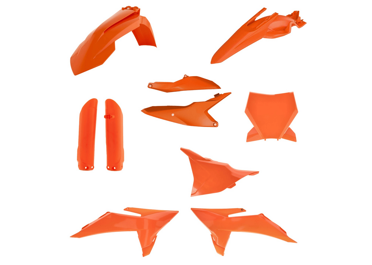 Acerbis full plastic kit All Orange - part 2987145226