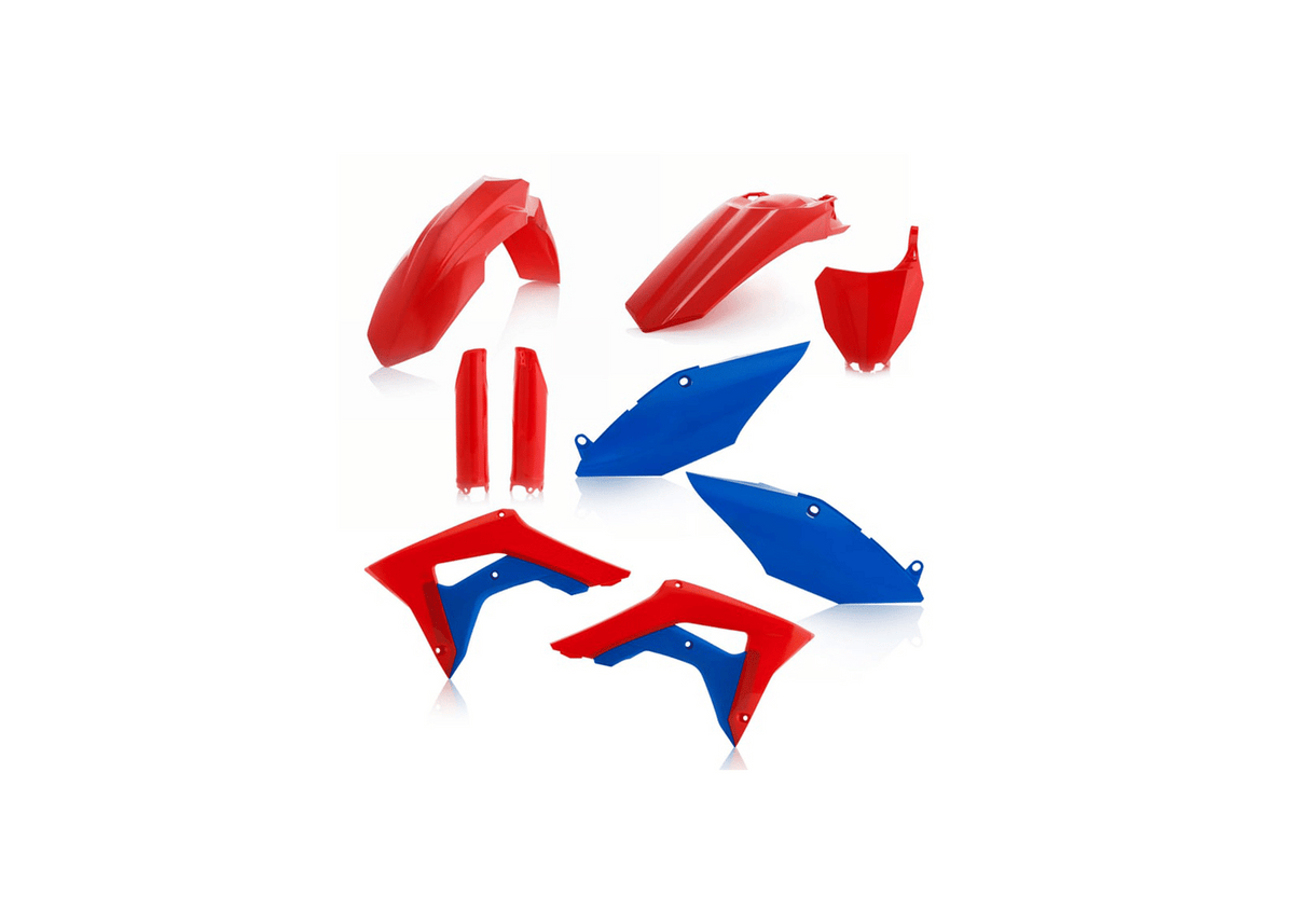 Acerbis full plastic kit Red/Blue Patriot - part 2630700146