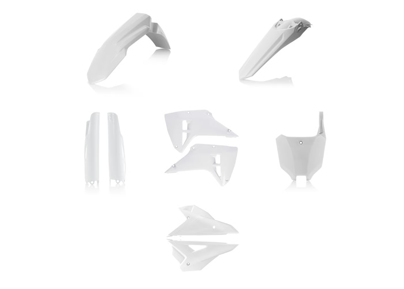 ACERBIS FULL PLASTIC KIT WHITE