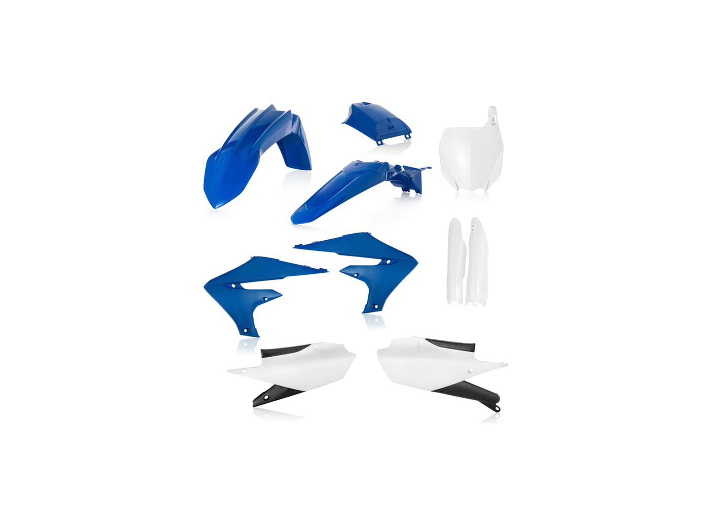 ACERBIS Full Plastic Kit BLUE / WHITE for Yamaha YZF 250 (2019-23) - YZF 450 (2018-22)