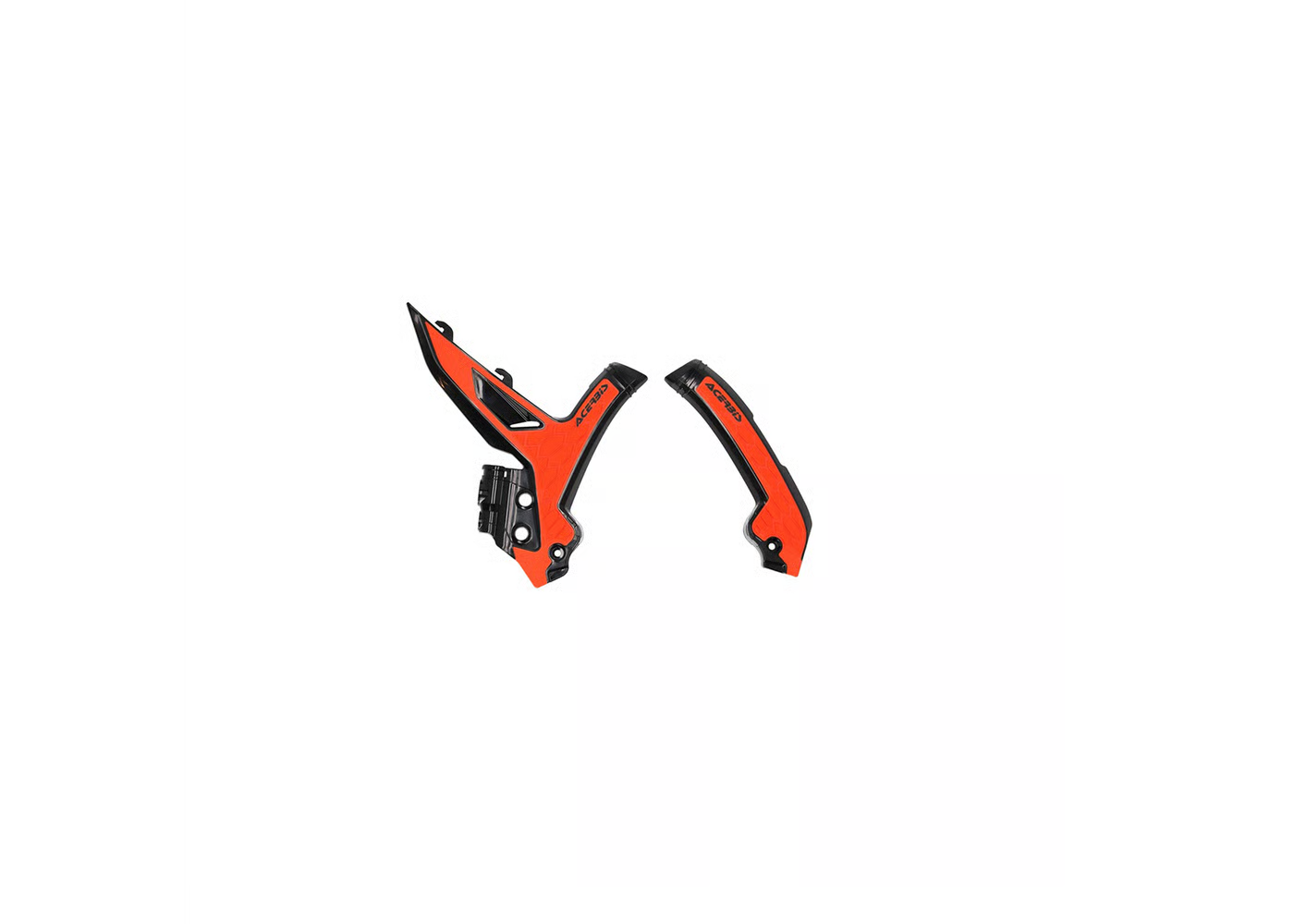 ACERBIS X-GRIP FRAME PROTECTOR BLACK / ORNAGE