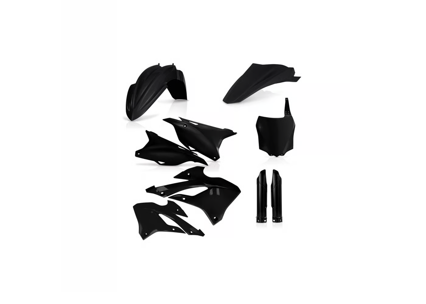 ACERBIS Plastic Kit black for Kawasaki KX 85 (2022-25) - KX 112 (2022-25)