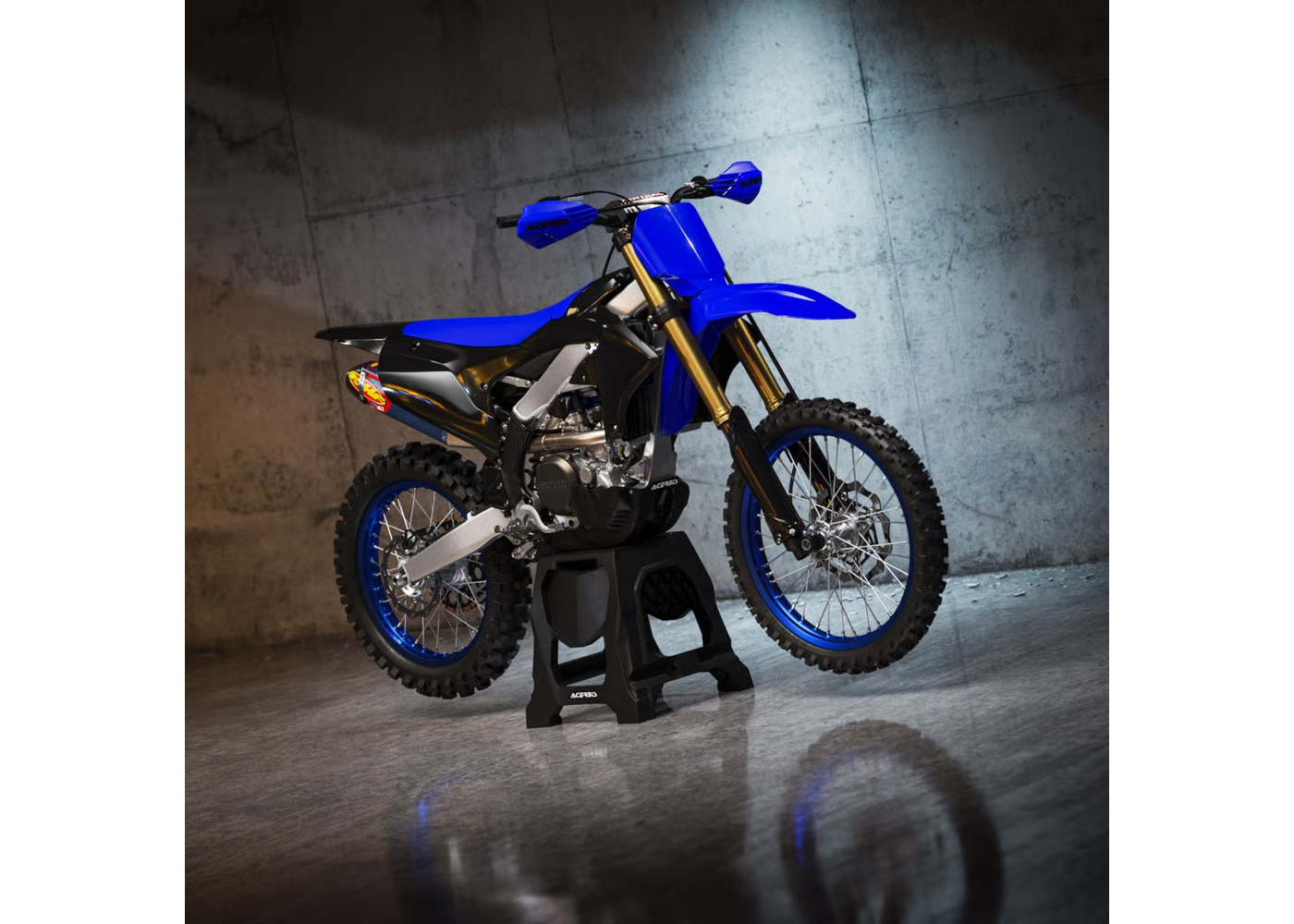 ACERBIS Full Plastic Kit BLACK / BLUE for Yamaha YZF 250 (2024-25) - YZF 450 (2023-25)