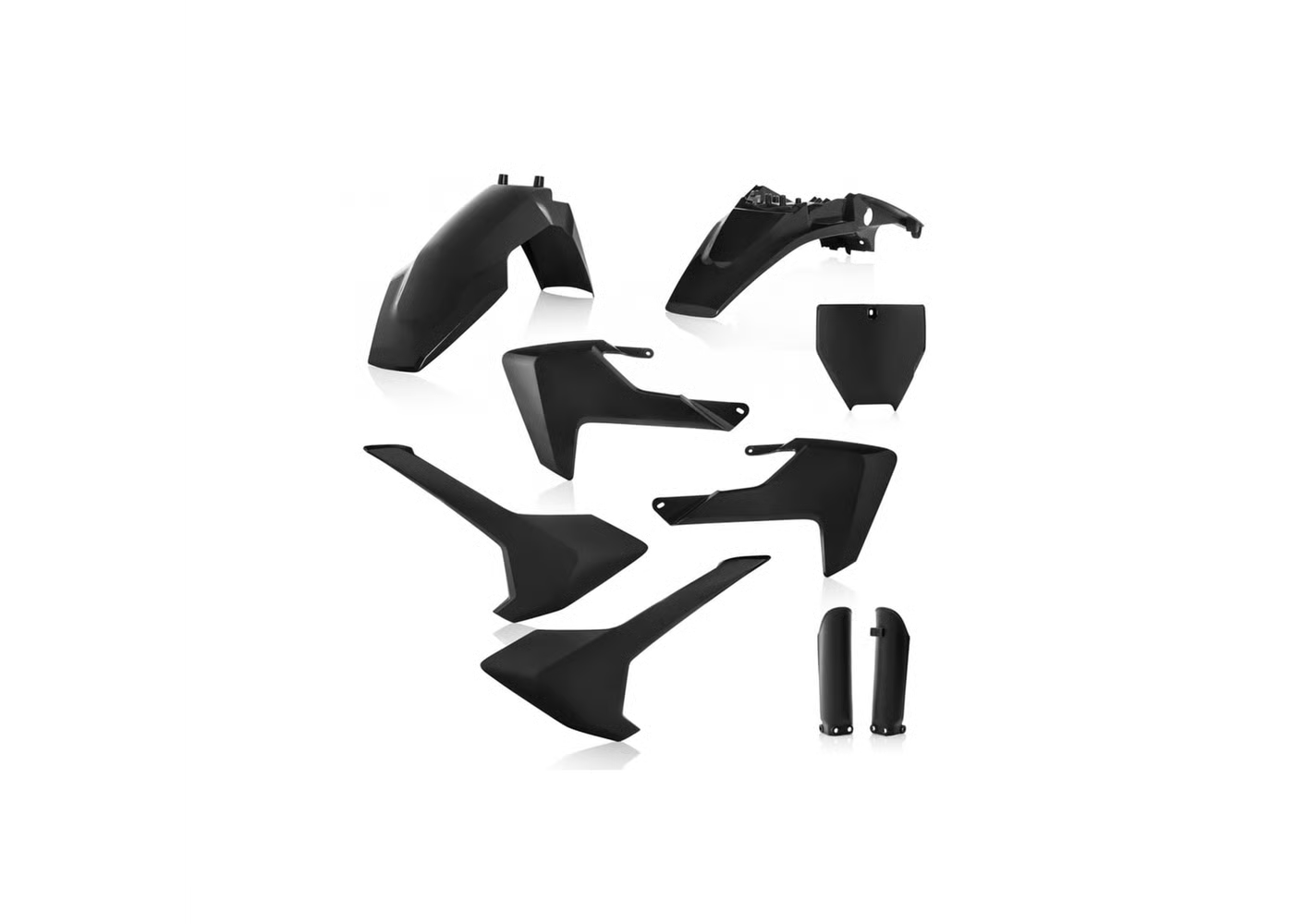 ACERBIS BLACK FULL PLASTIC KIT