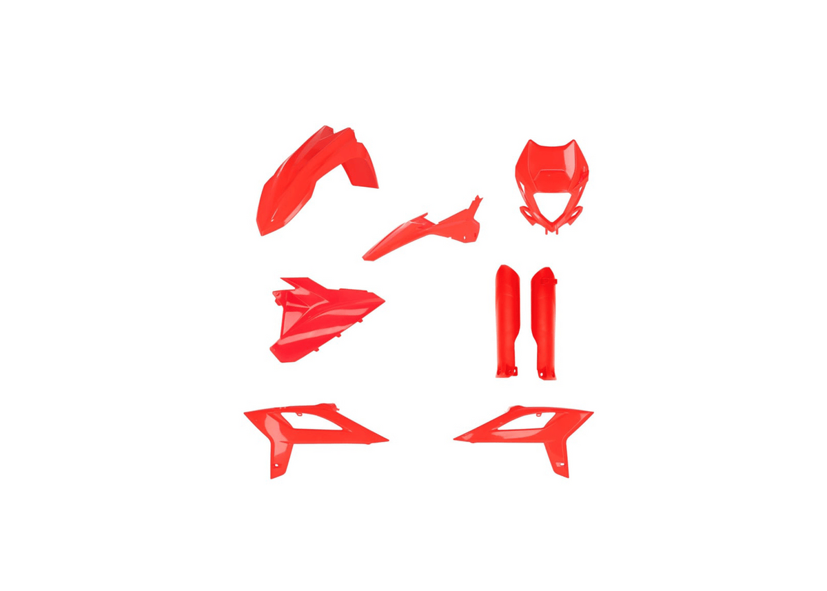 Acerbis full plastic kit Original 2022 Colors (All Red) - part 2936260145