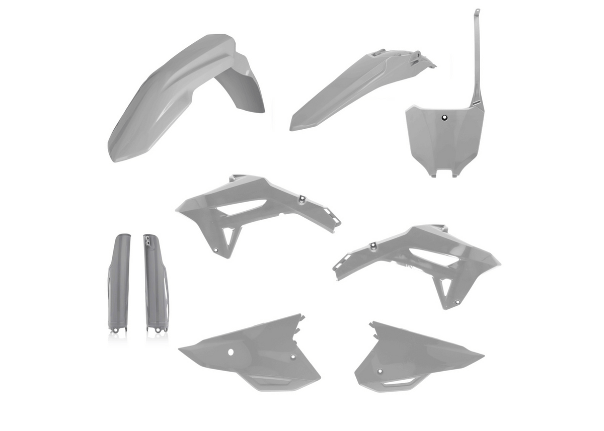 Acerbis full plastic kit All Grey - part 2858920011